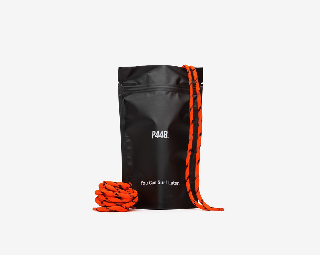 Shoelaces Fluorescent Orange/Black