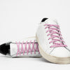 Shoelaces Pink/White