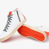 Skate Recycled White/Orange